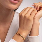 Bangle Snakeskin Gold Bracelet