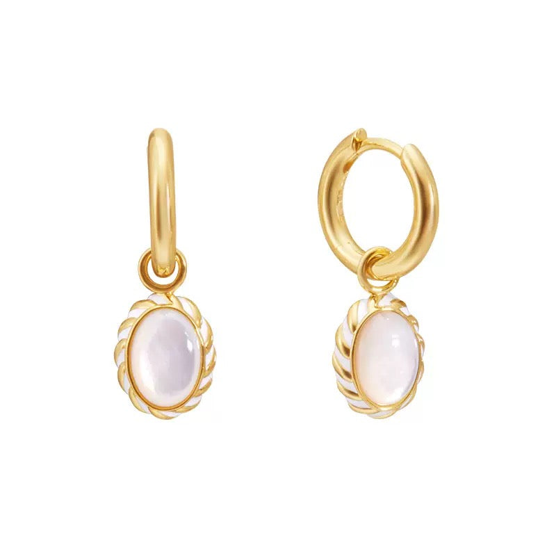 Moonlight Huggie Earrings
