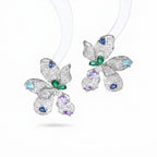 Zircon Flowers Earrings