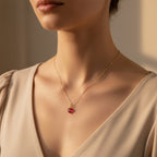 Zircon Pendant Necklace