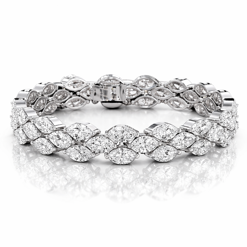 Interwoven Marquise Bracelet