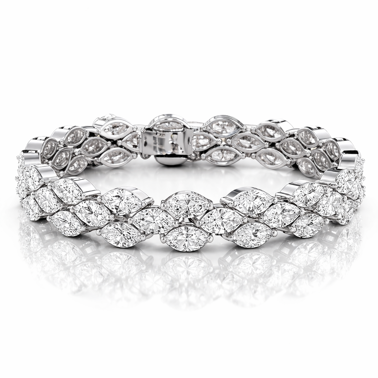 Interwoven Marquise Bracelet