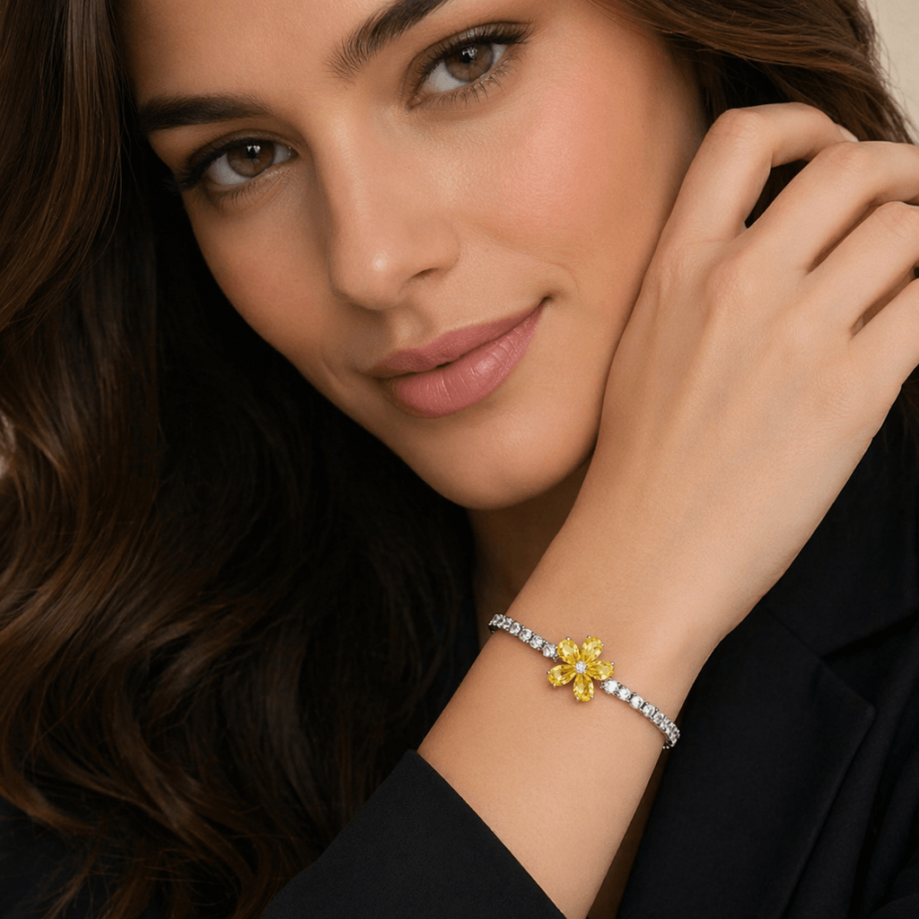 Sun Kiss Tennis Bracelet
