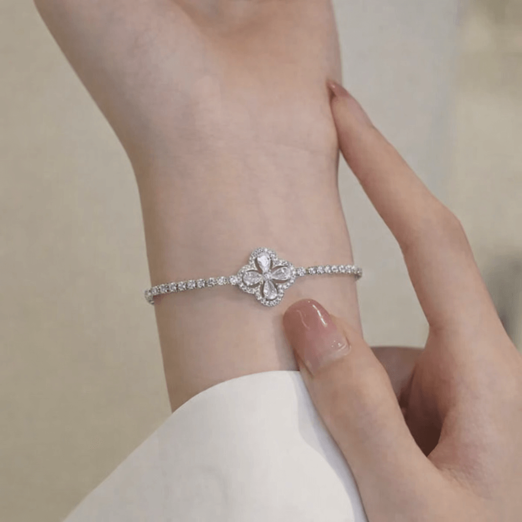 Clover Tennis Bracelet