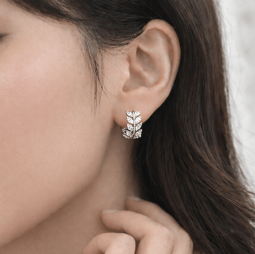 Aurora Leaf Earrings