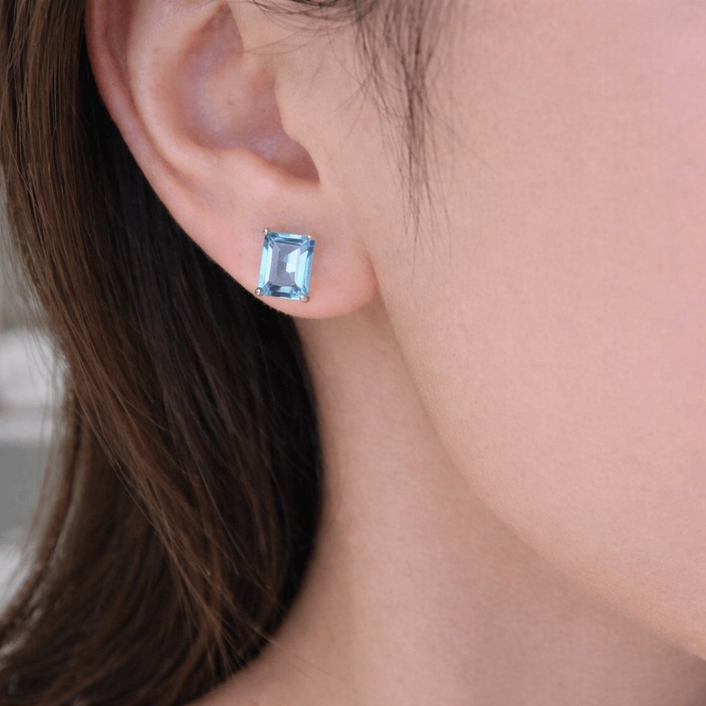 Aqua Aura Earrings