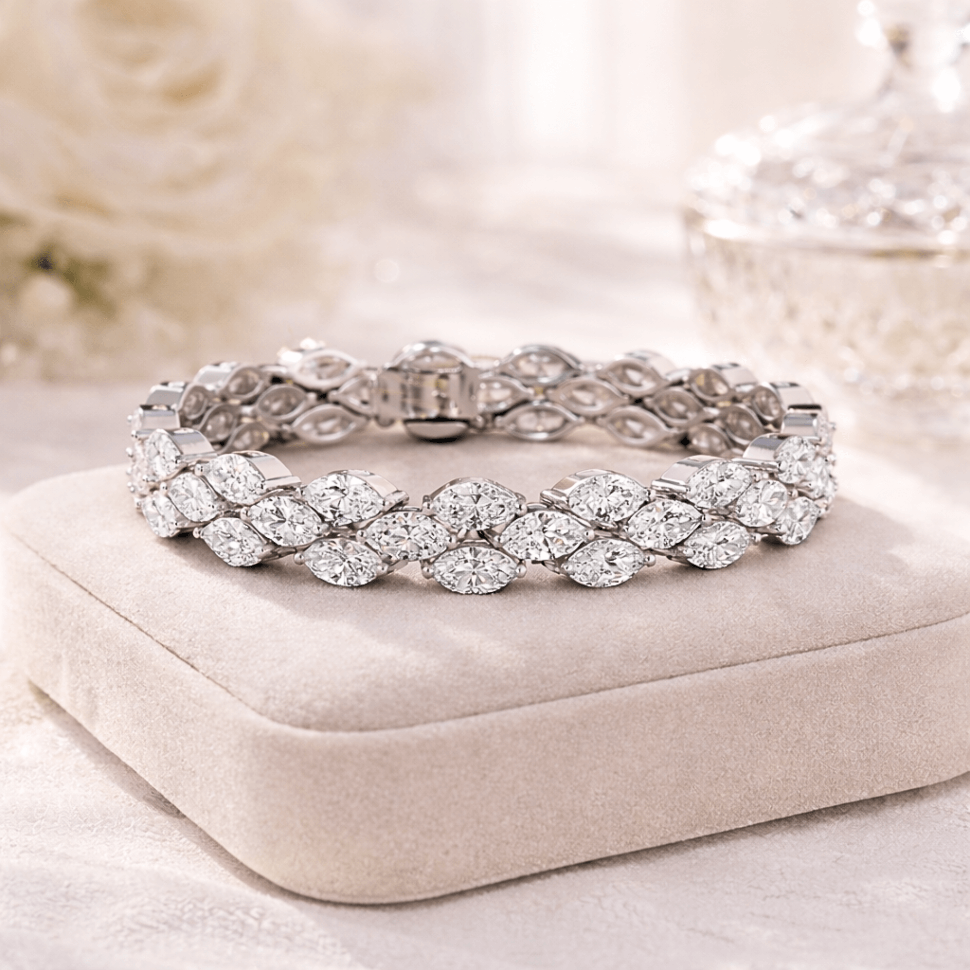 Interwoven Marquise Bracelet