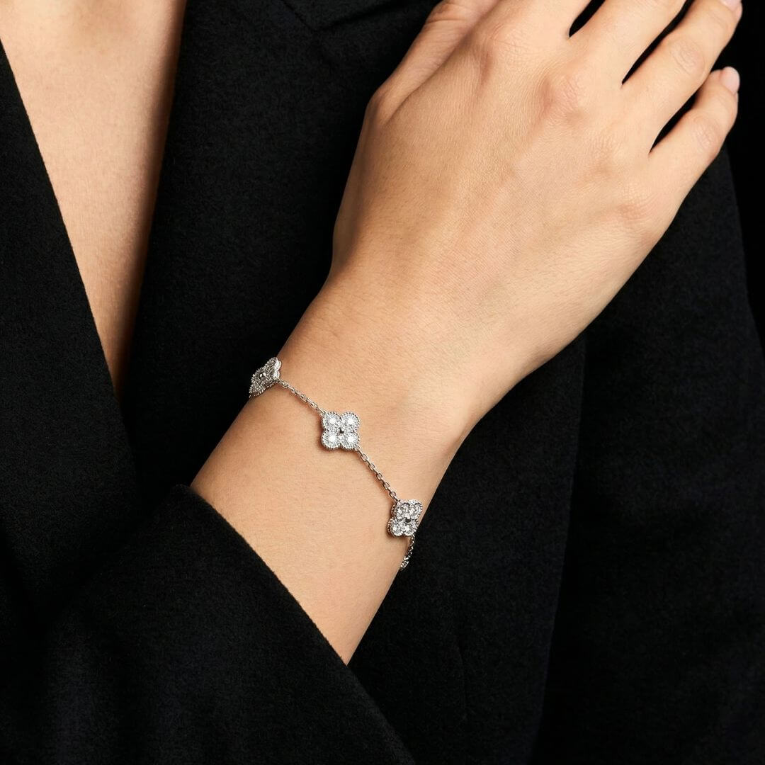 Clover Pavé Bracelet