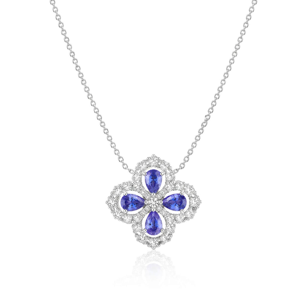 Azure Bloom Necklace