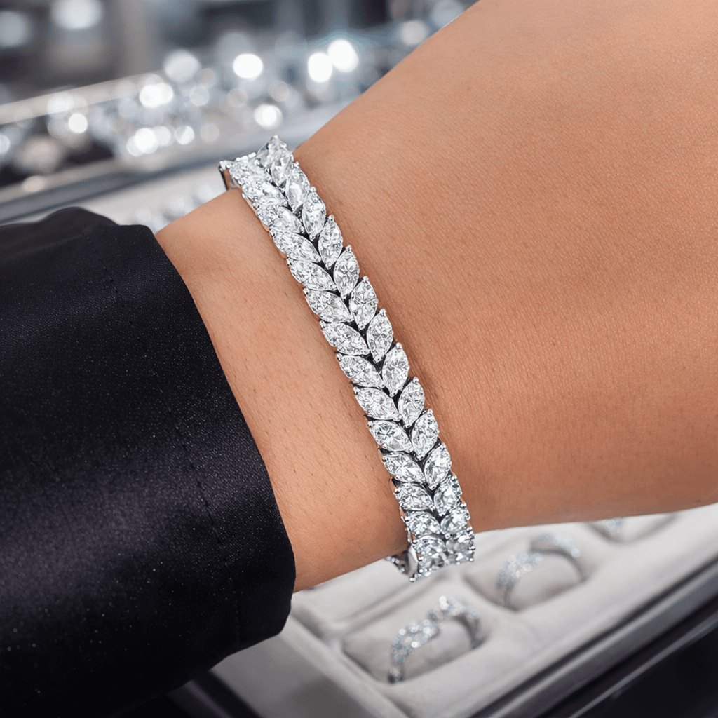 Leaf Tennis Bracelet