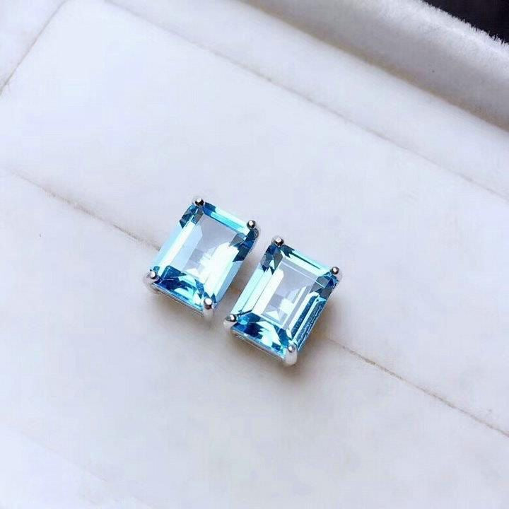 Aqua Aura Earrings