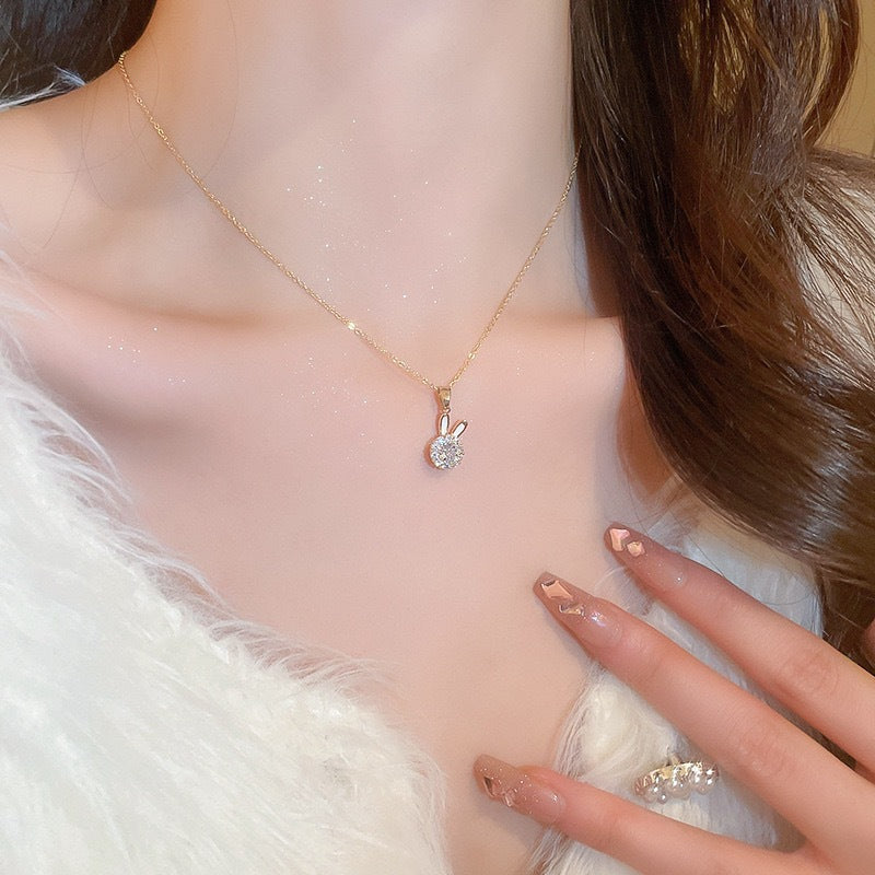Sparkle Bunny Necklace