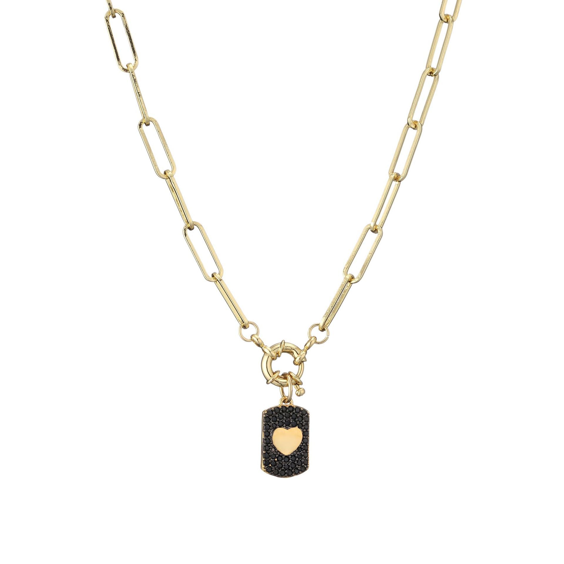 Heart Pendant Copper Necklace