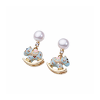 Rocking Horse Pearl Stud Earrings