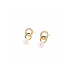 Minimalist Interlocking Hoop Earrings