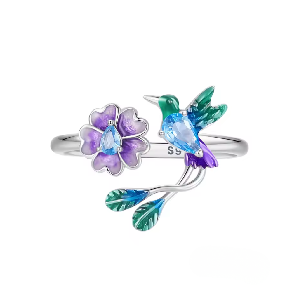 925 Sterling Silver Flower Ring