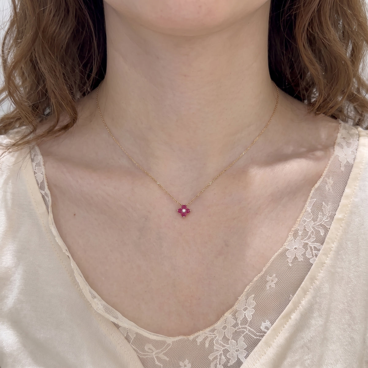 Cherry Bloom Necklace