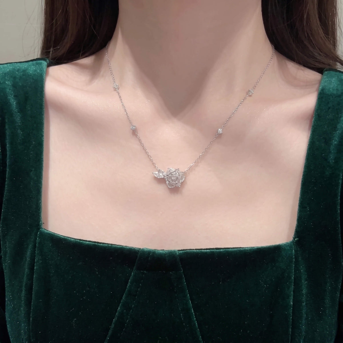 Eternal Rose Necklace