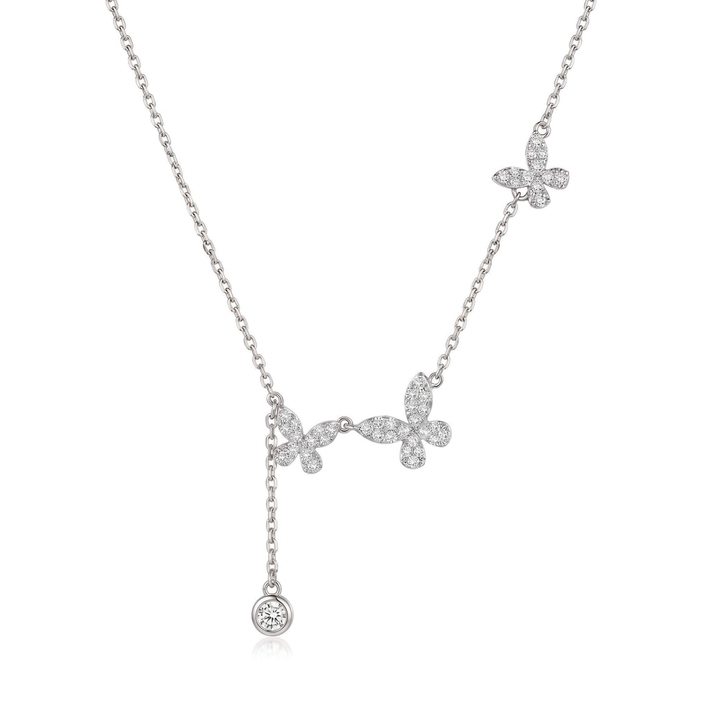 Butterfly Drop Necklace