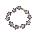 Blue Flower Bracelet