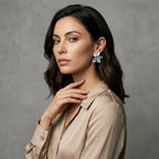 Zircon Flowers Earrings