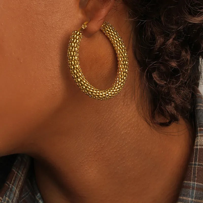 Gold Hoop Earrings