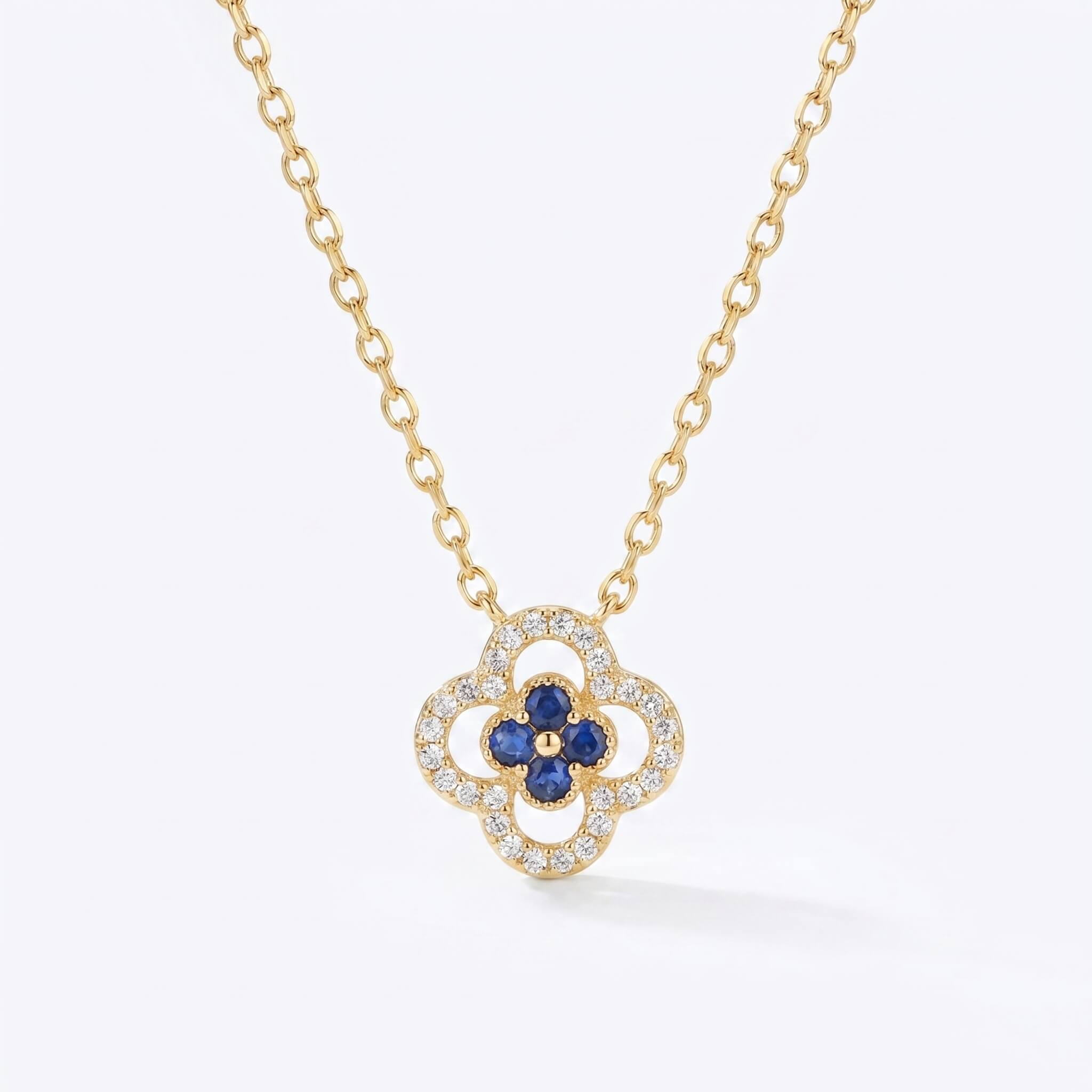 Pavé Clover Necklace
