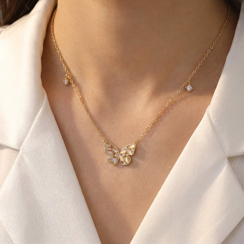 Aurelia Butterfly Necklace